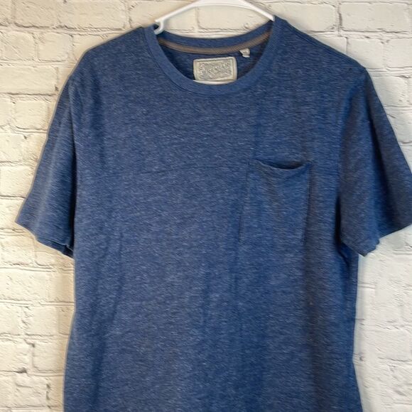 Jeremiah American Legacy Men's Navy Blue T-shirt, size medium, Front Pocket - Picture 1 of 6